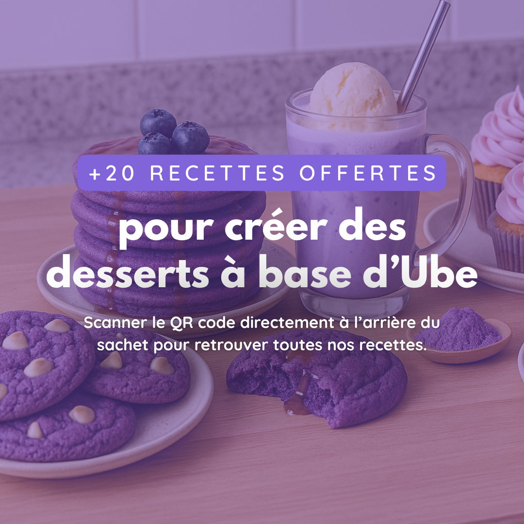 Poudre d’Ube Premium 100% Naturelle - 100g - Pur Dioscorea alata