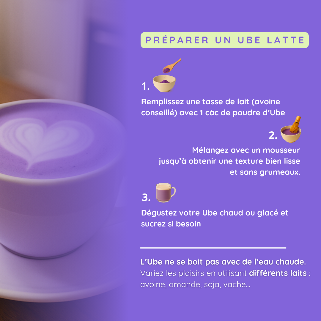 Poudre d’Ube Premium 100% Naturelle - 100g - Pur Dioscorea alata