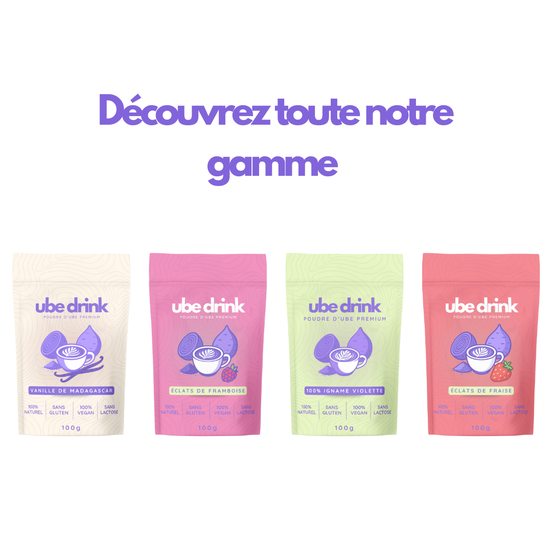 Poudre d’Ube Premium 100% Naturelle - 100g - Pur Dioscorea alata