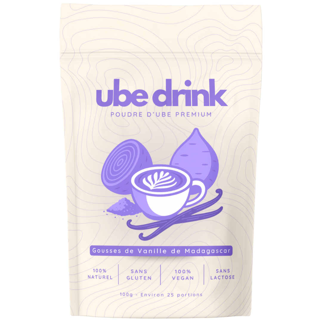 Poudre d’Ube Premium 100% Naturelle - 100g - Vanille de Madagascar