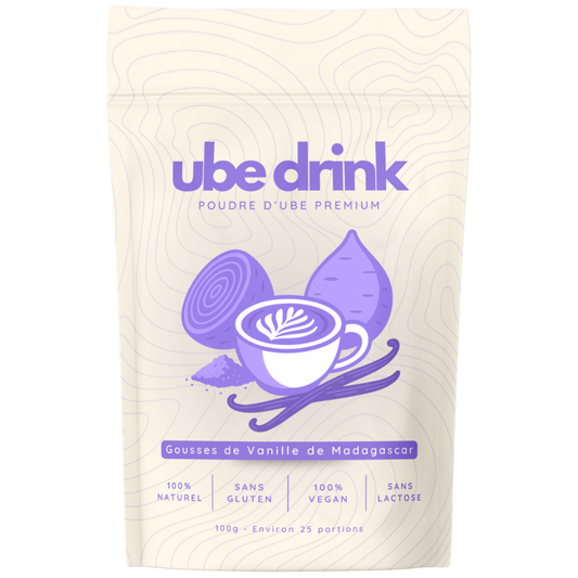 Poudre d’Ube Premium 100% Naturelle - 100g - Vanille de Madagascar